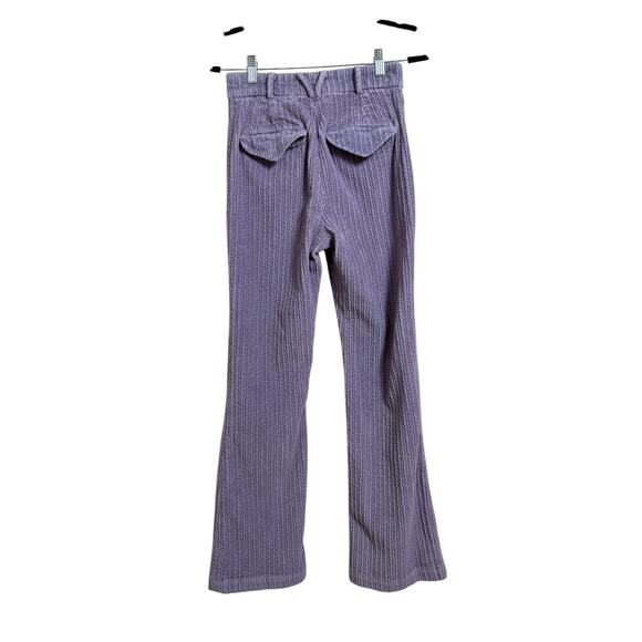 & Other Stories Women's Lilac Purple High Rise Corduroy Pants Size 4 90s Y2K - Picture 3 of 12